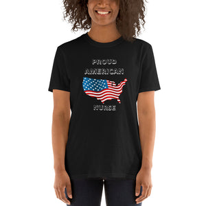 Proud American Nurse Short-Sleeve Unisex T-Shirt