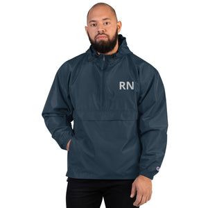 Nurse Embroidered Champion Packable Jacket