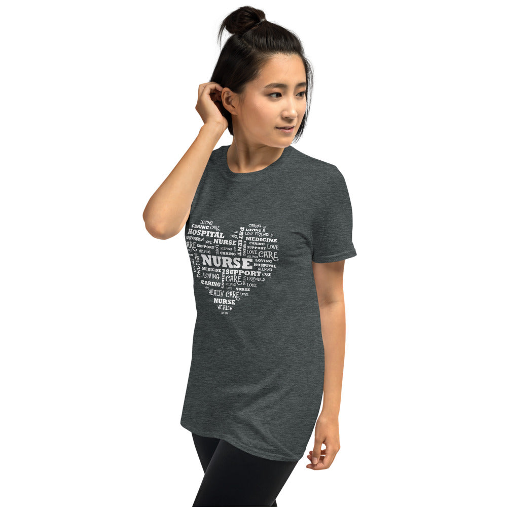 Nurse Heart Short-Sleeve Unisex T-Shirt