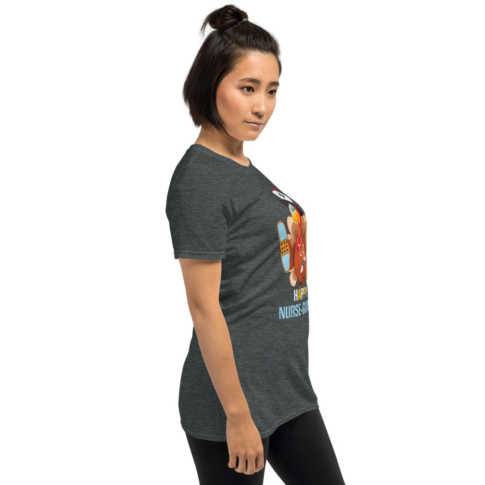 Happy Nurse-giving Short-Sleeve Unisex T-Shirt