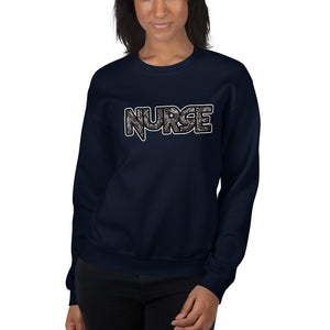 Bold Snake Print Nurse Unisex Sweatshirt