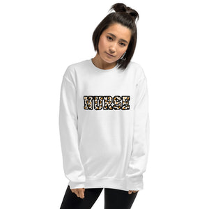 Block Cheetah Nurse Unisex Sweatshirt