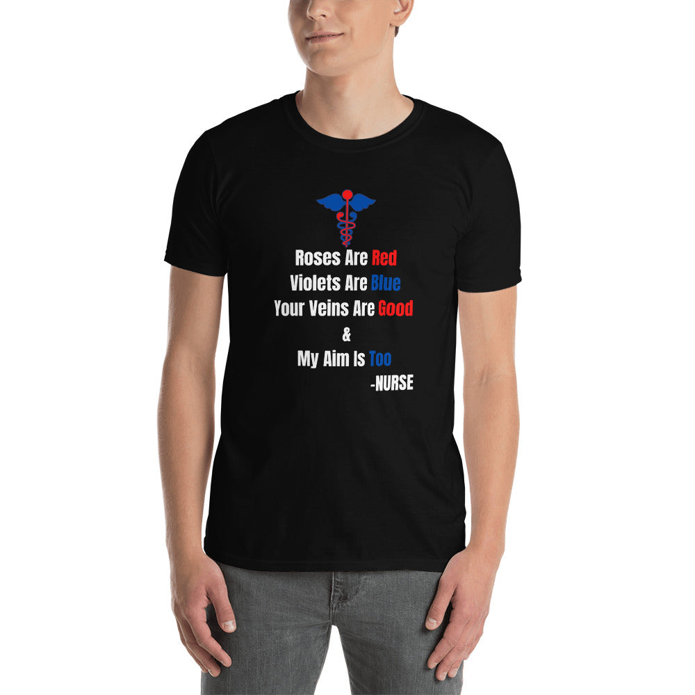 Nurse Poetry Short-Sleeve Unisex T-Shirt