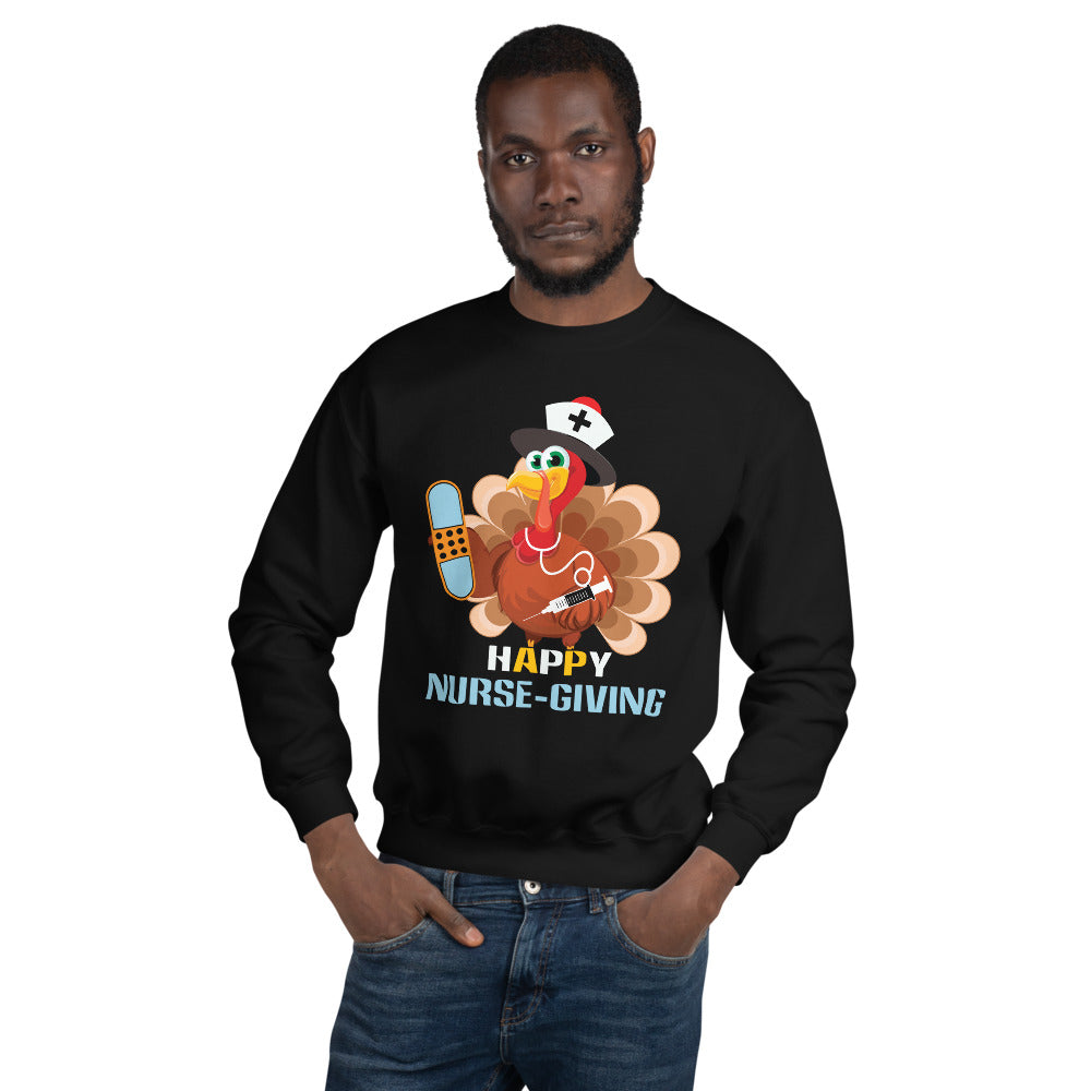 Happy Nurse-giving Unisex Sweatshirt