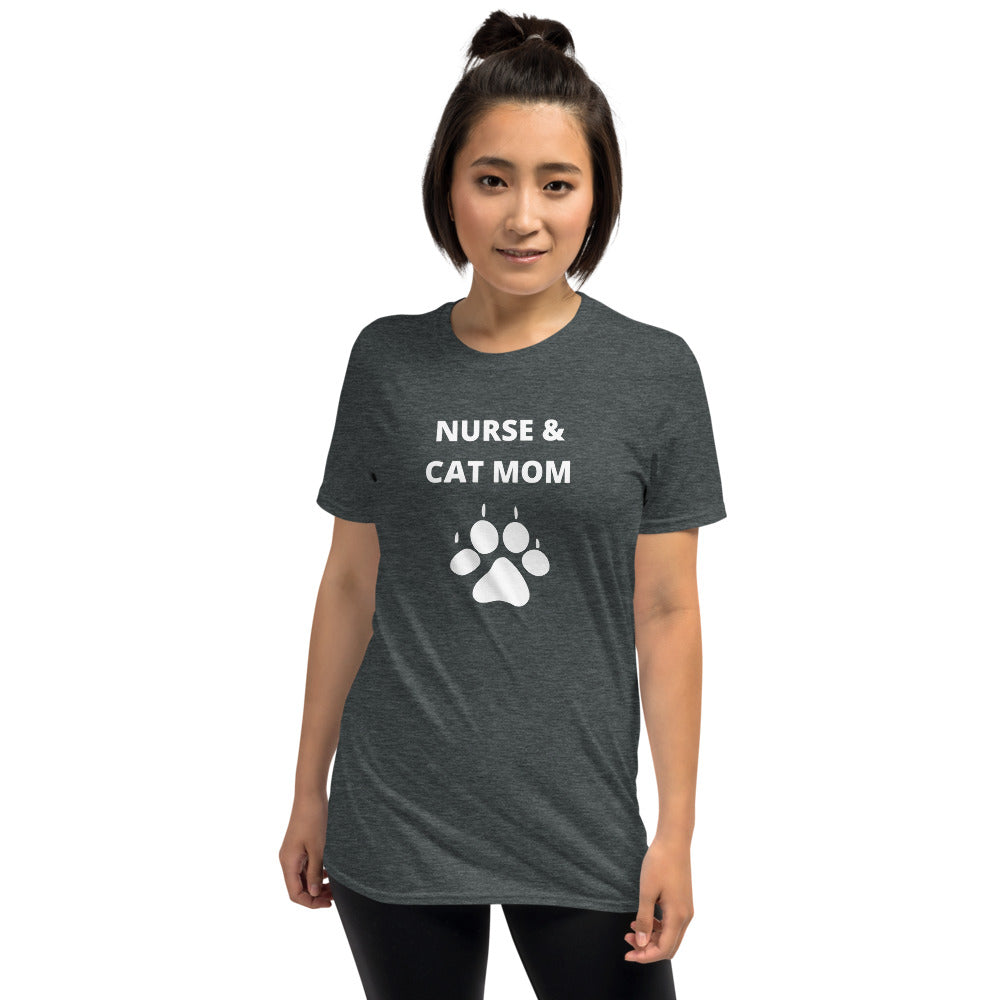 Nurse & Cat Mom Short-Sleeve Unisex T-Shirt