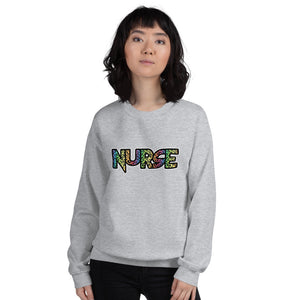 Bold Cheetah Nurse Unisex Sweatshirt