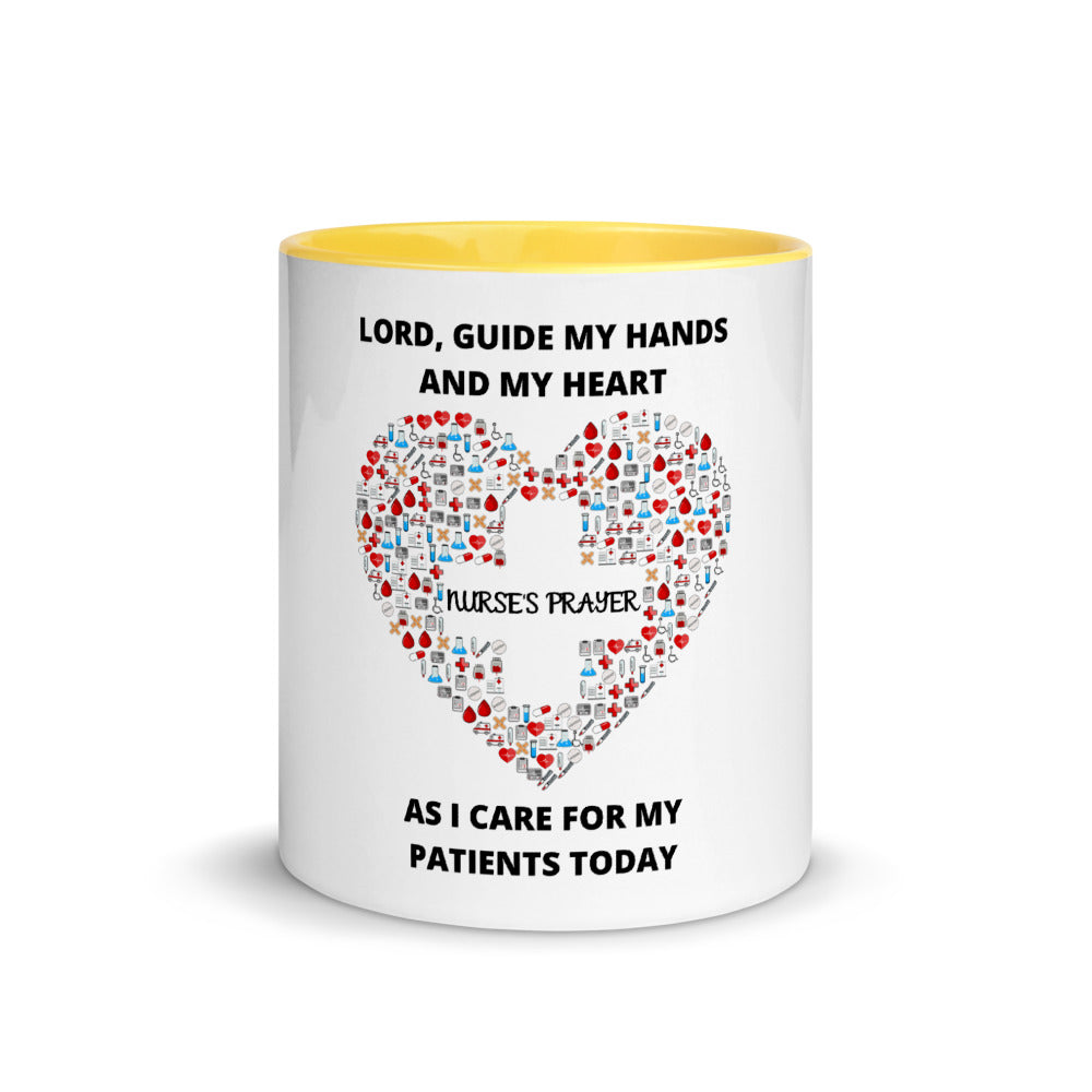 Nurse's Prayer Mug with Color Inside