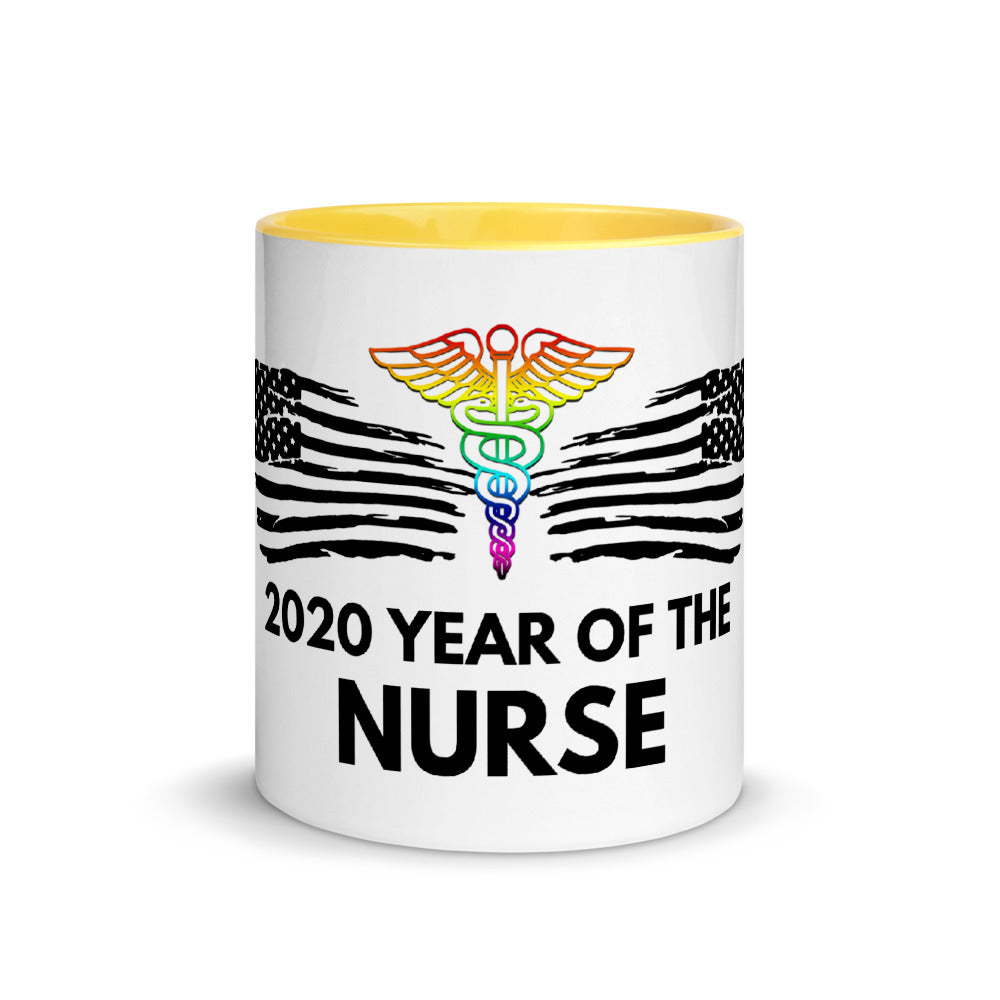 Year of the Nurse Mug with Color Inside