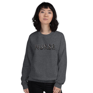 Snake Print Nurse Unisex Sweatshirt