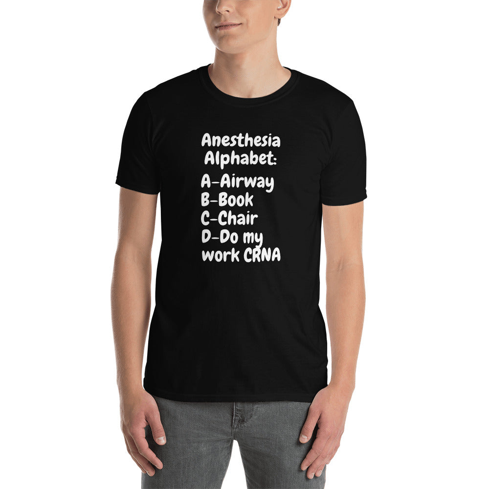 Anesthesia Alphabet Short-Sleeve Unisex T-Shirt