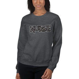 Bold Snake Print Nurse Unisex Sweatshirt