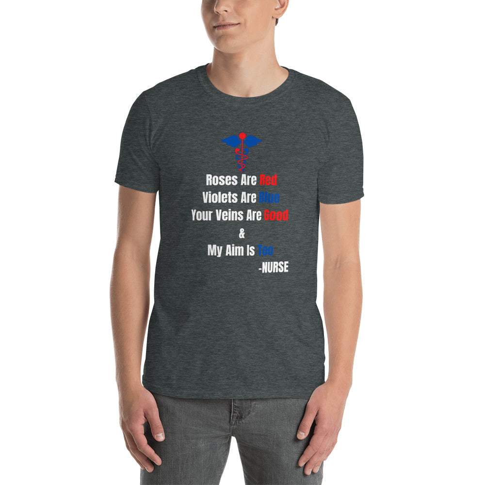 Nurse Poetry Short-Sleeve Unisex T-Shirt