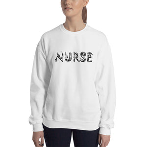 Zebra Nurse Unisex Sweatshirt