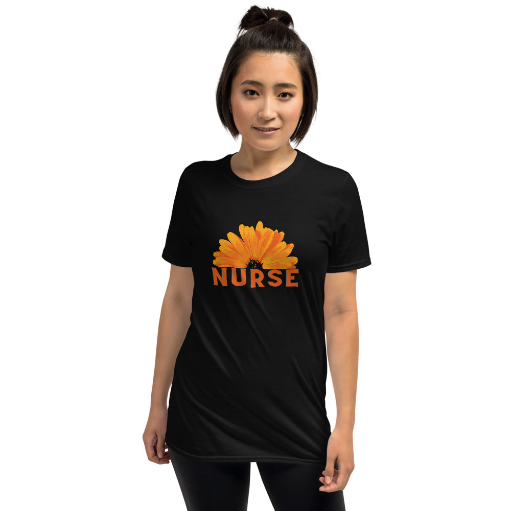 Nurse Flower Short-Sleeve Unisex T-Shirt