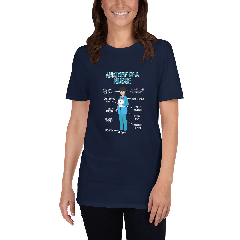 Anatomy of a Nurse Short-Sleeve Unisex T-Shirt