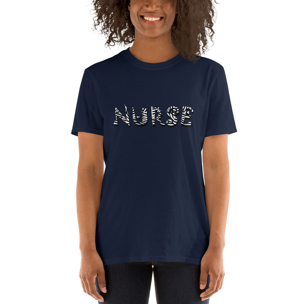 Zebra Nurse Short-Sleeve Unisex T-Shirt