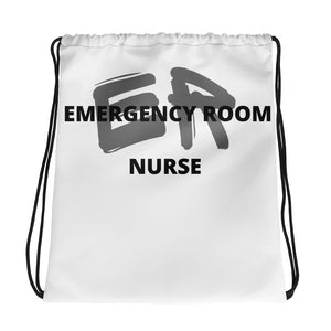 ER Nurse Drawstring bag
