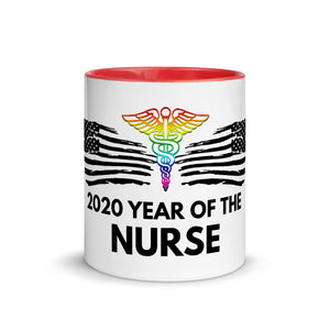 Year of the Nurse Mug with Color Inside