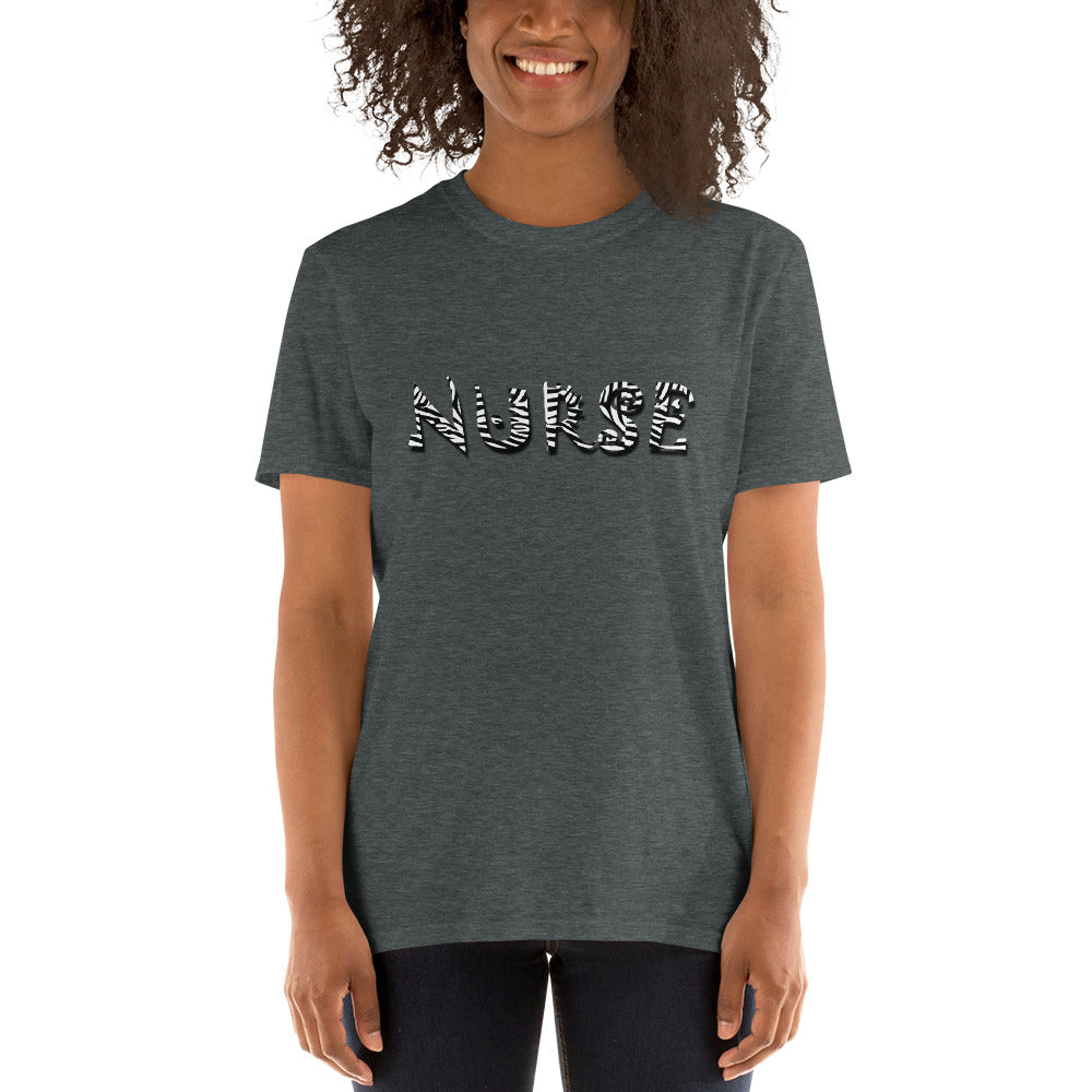 Zebra Nurse Short-Sleeve Unisex T-Shirt