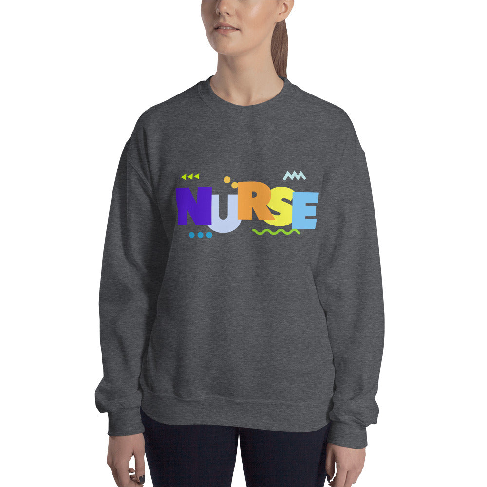 Colorful Nurse Unisex Sweatshirt