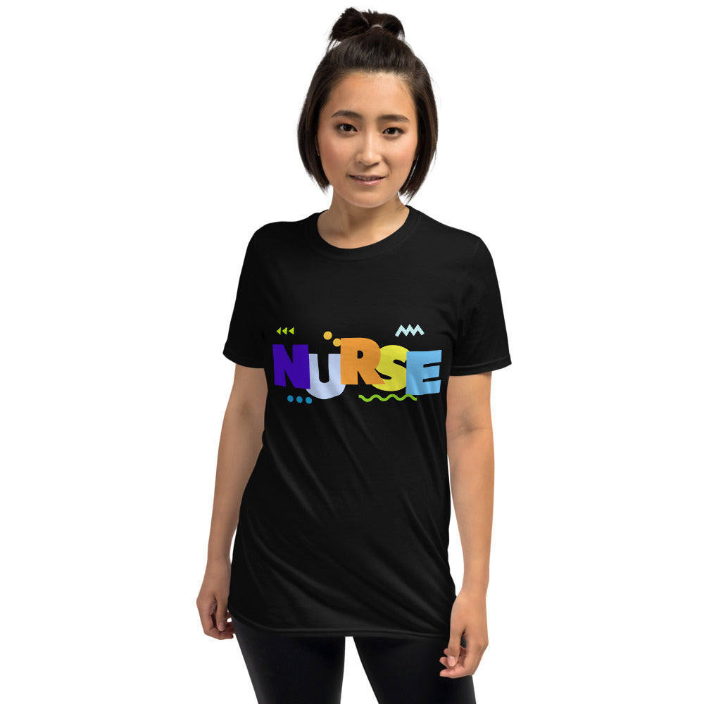 Colorful Nurse Short-Sleeve Unisex T-Shirt