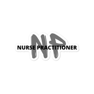Nurse Practitioner Bubble-free stickers