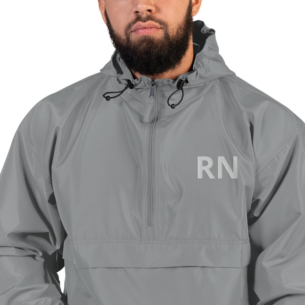 Nurse Embroidered Champion Packable Jacket