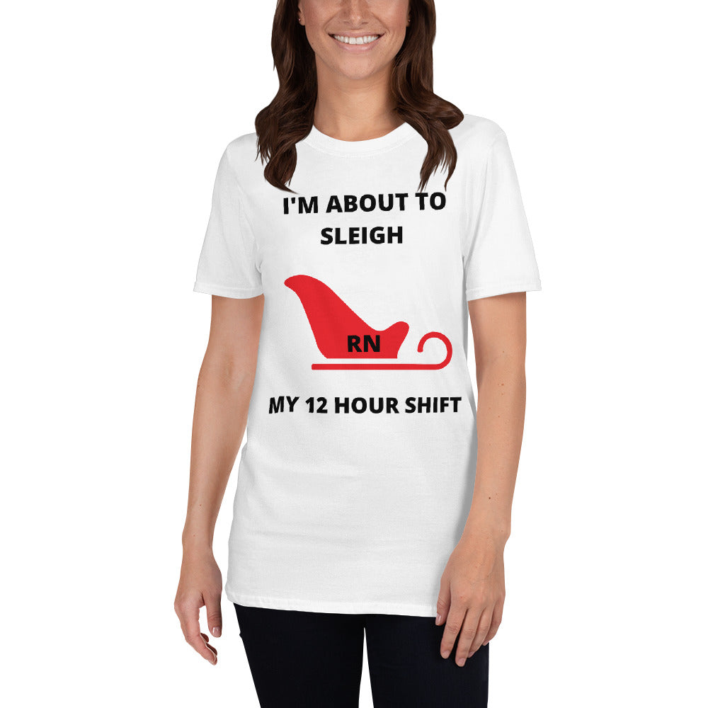 Nurse Sleigh Short-Sleeve Unisex T-Shirt