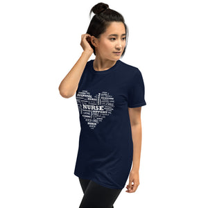 Nurse Heart Short-Sleeve Unisex T-Shirt