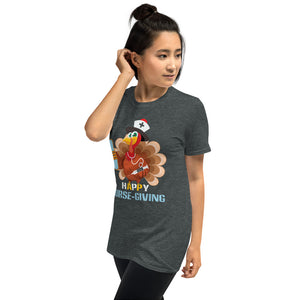 Happy Nurse-giving Short-Sleeve Unisex T-Shirt