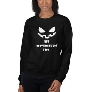 Resting Nurse Face Halloween Edition Unisex Sweatshirt