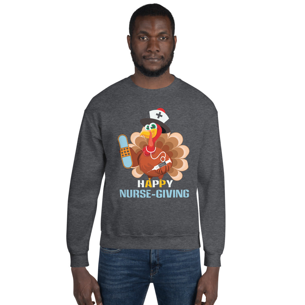 Happy Nurse-giving Unisex Sweatshirt