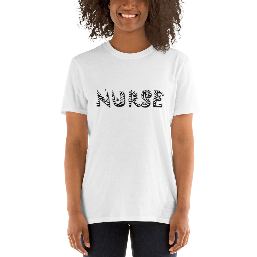 Zebra Nurse Short-Sleeve Unisex T-Shirt