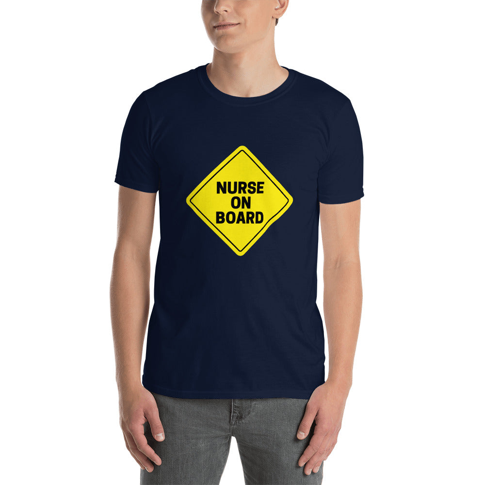 Nurse On Board Short-Sleeve Unisex T-Shirt