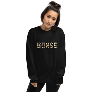 Block Cheetah Nurse Unisex Sweatshirt