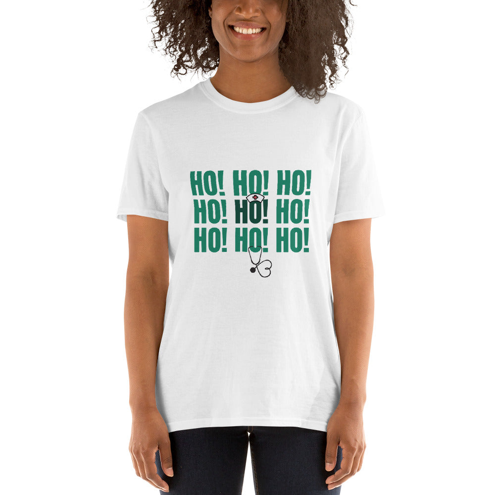 Nurse HO! HO! HO! Short-Sleeve Unisex T-Shirt