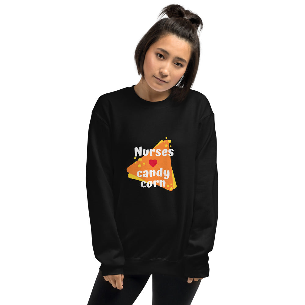 Nurse's Love Candy Corn Unisex Sweatshirt