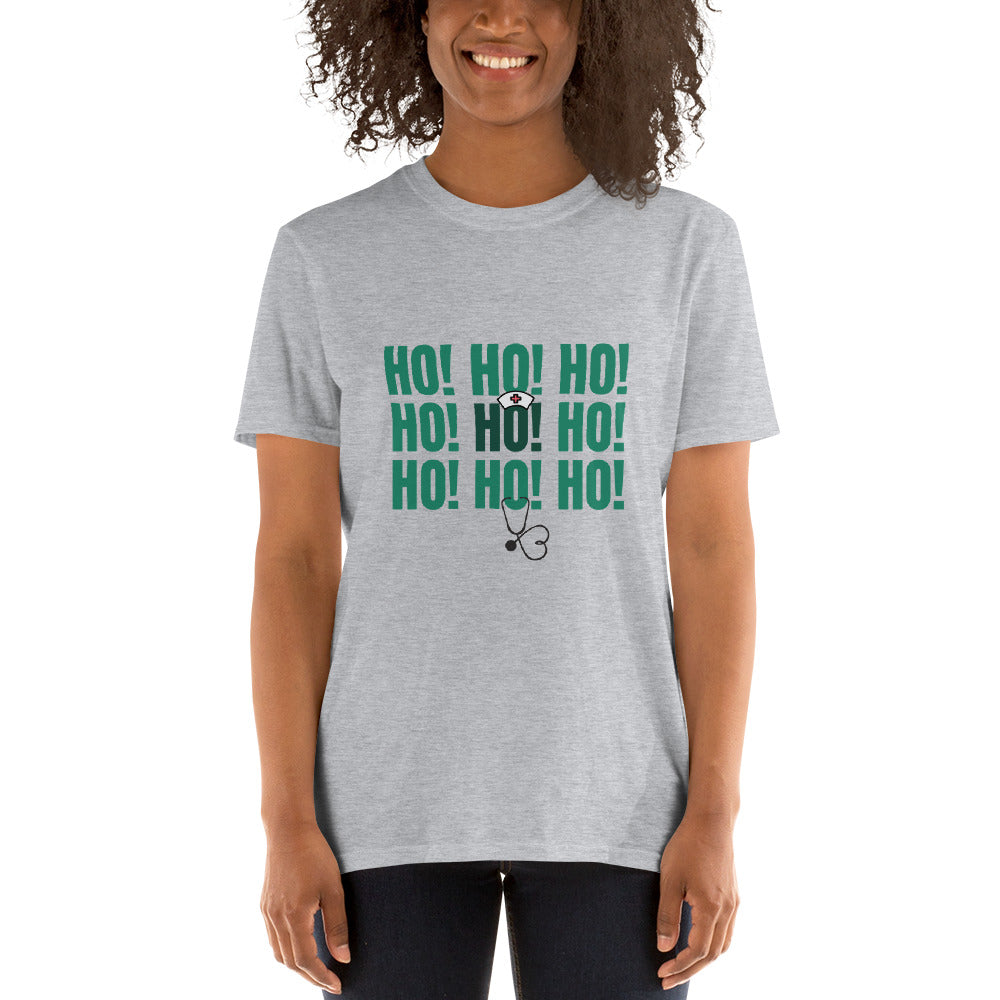 Nurse HO! HO! HO! Short-Sleeve Unisex T-Shirt