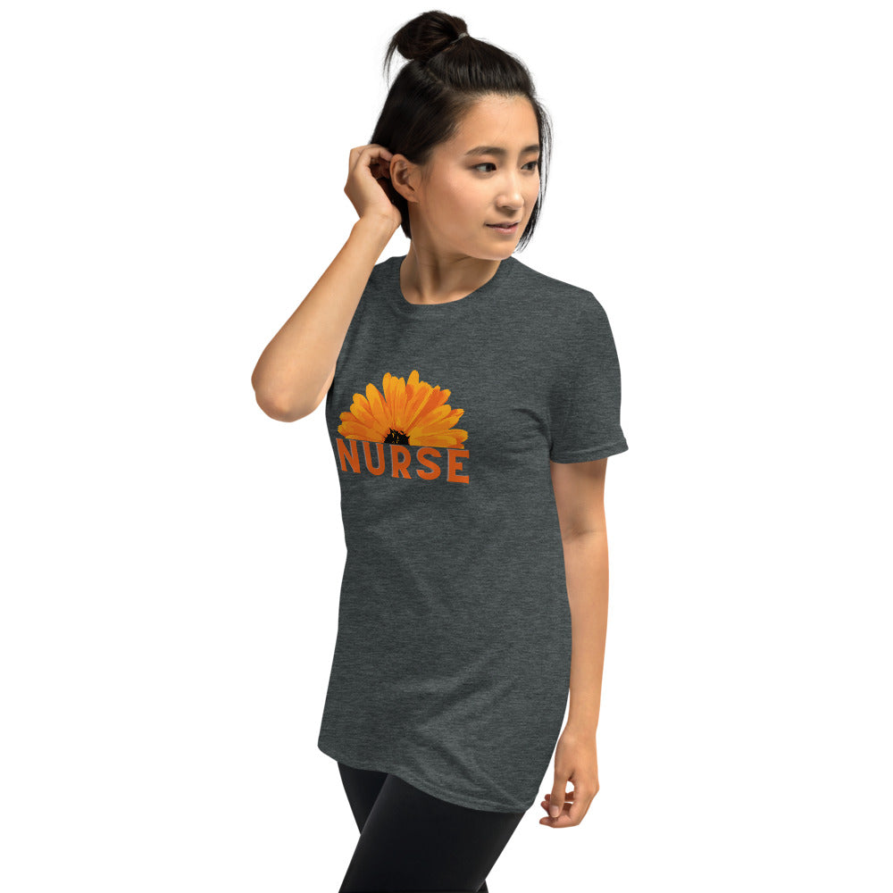 Nurse Flower Short-Sleeve Unisex T-Shirt