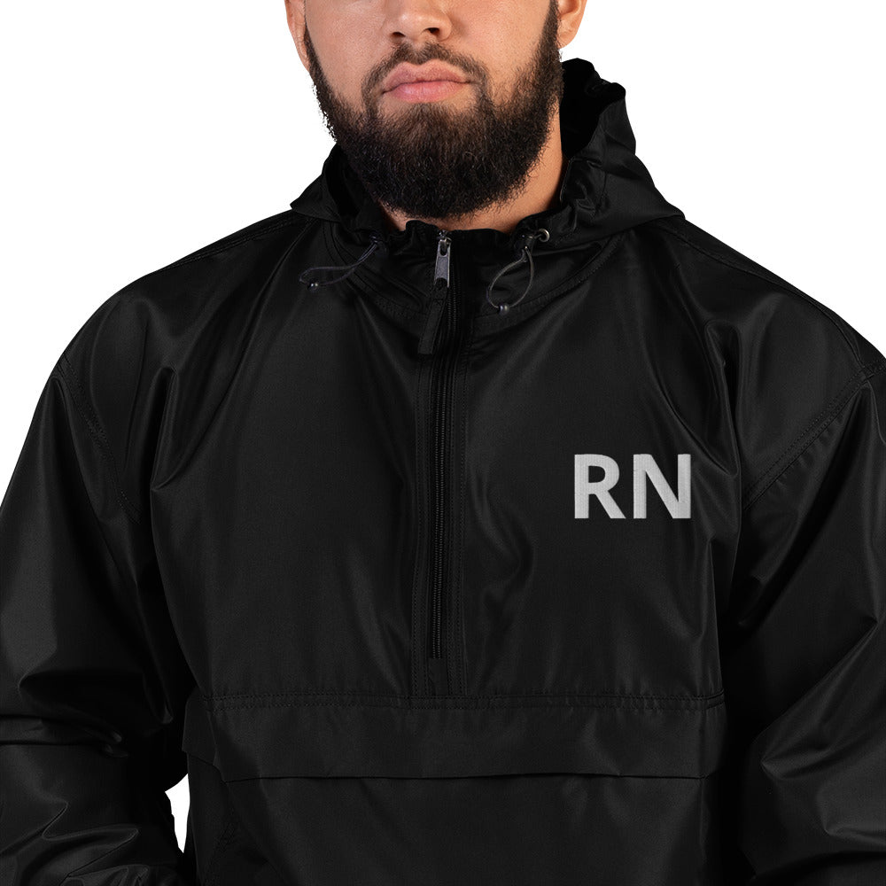 Nurse Embroidered Champion Packable Jacket