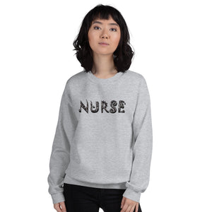 Snake Print Nurse Unisex Sweatshirt