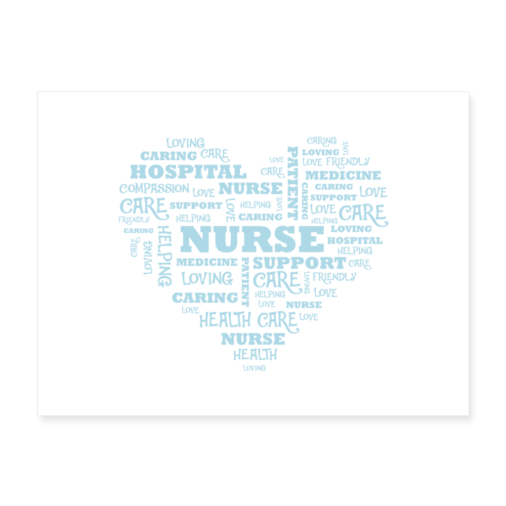Nurse Qualities Poster 24x18 - white
