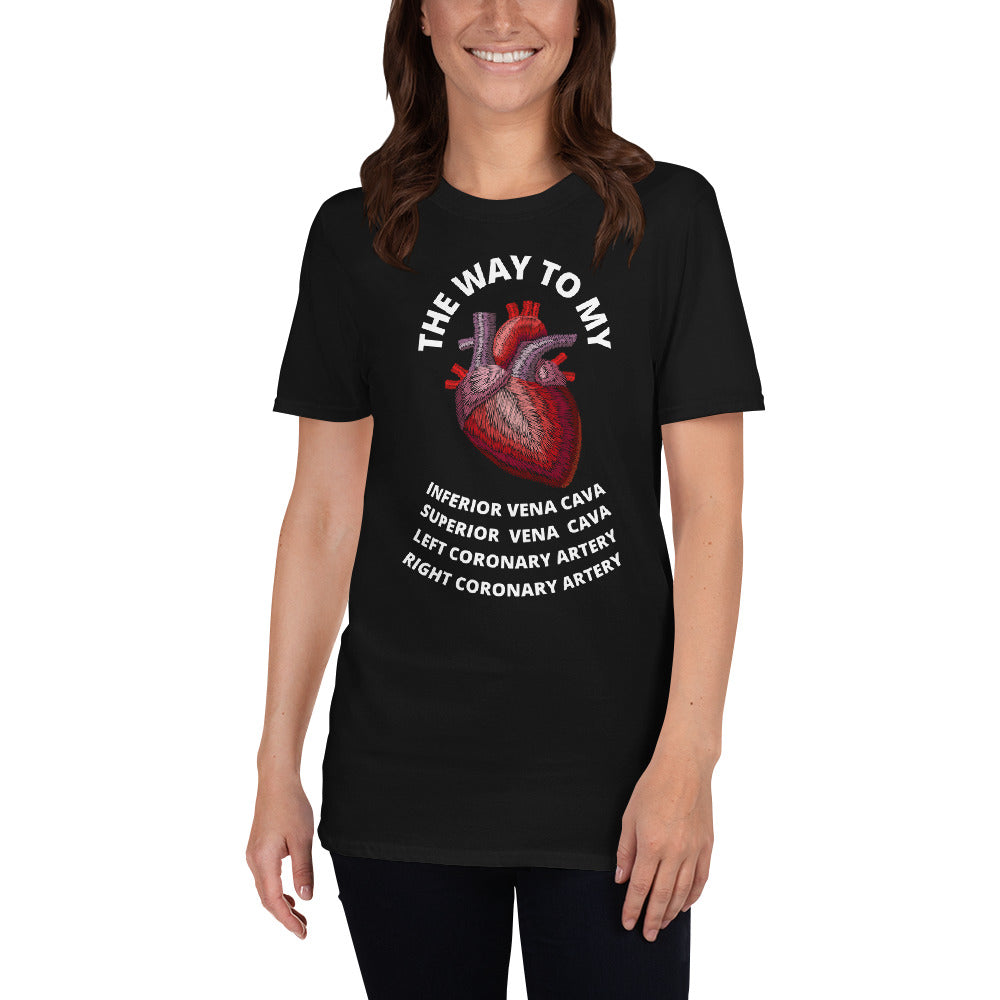 The Way To My Heart Short-Sleeve Unisex T-Shirt