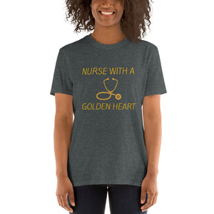 Golden Heart Short-Sleeve Unisex T-Shirt