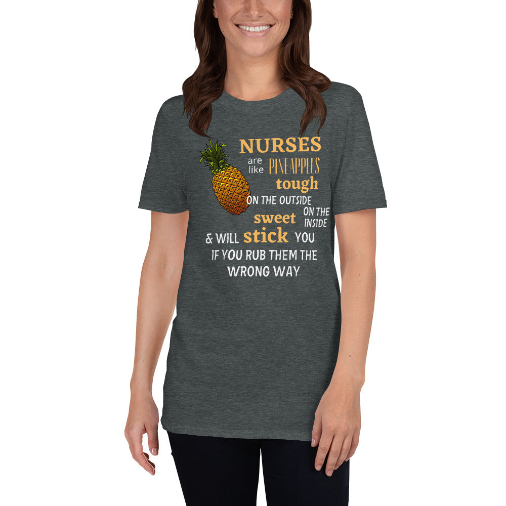 Pineapple Nurse Short-Sleeve Unisex T-Shirt