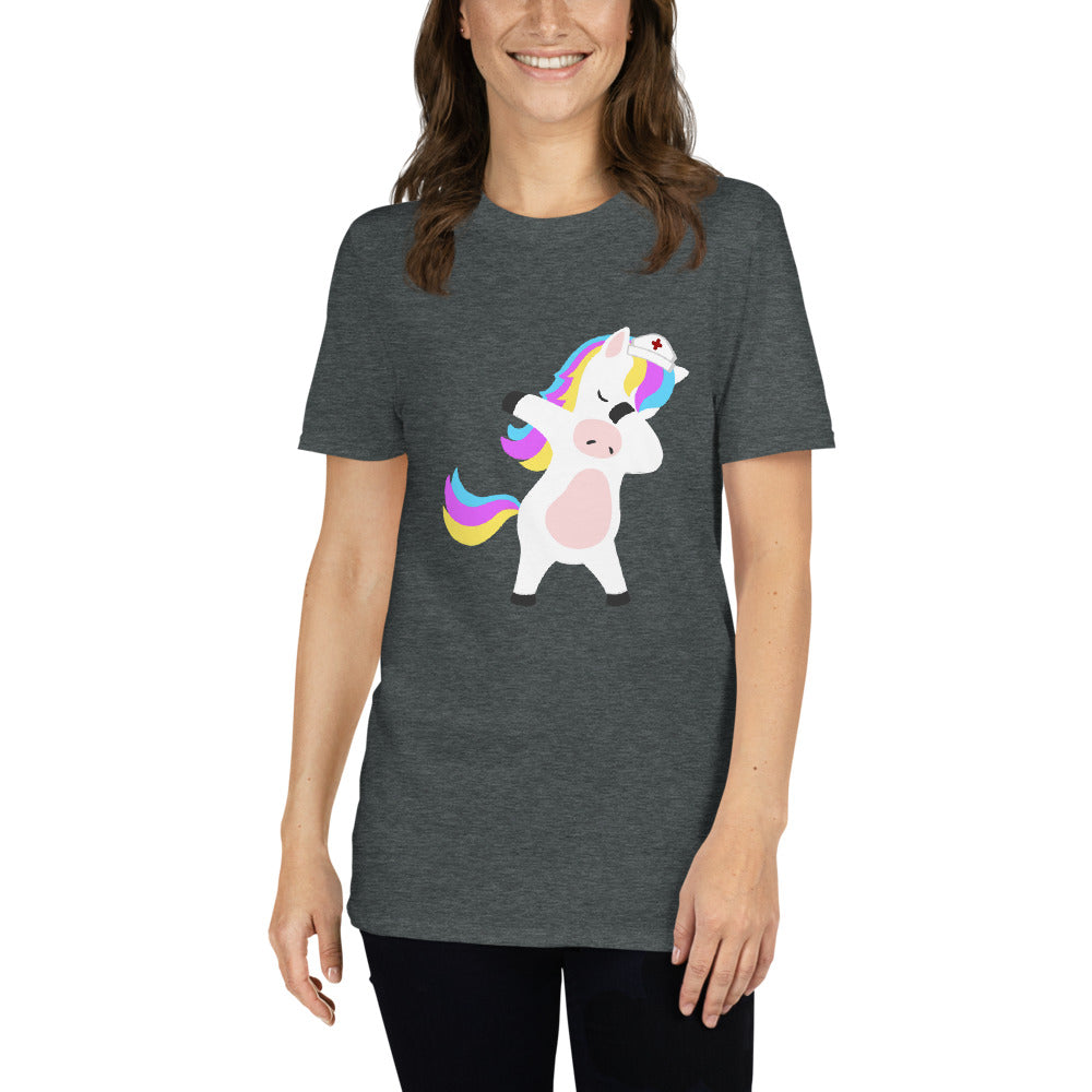 Unicorn Nurse Short-Sleeve Unisex T-Shirt