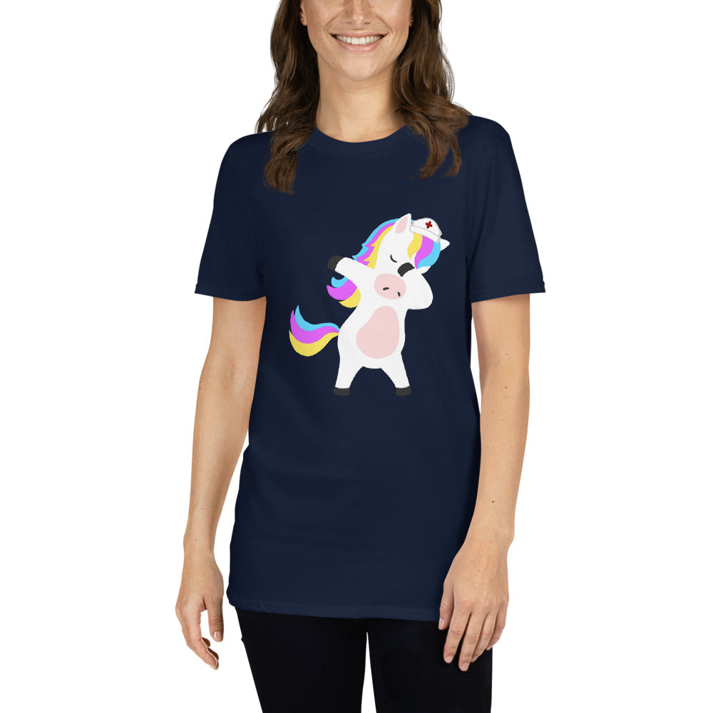 Unicorn Nurse Short-Sleeve Unisex T-Shirt