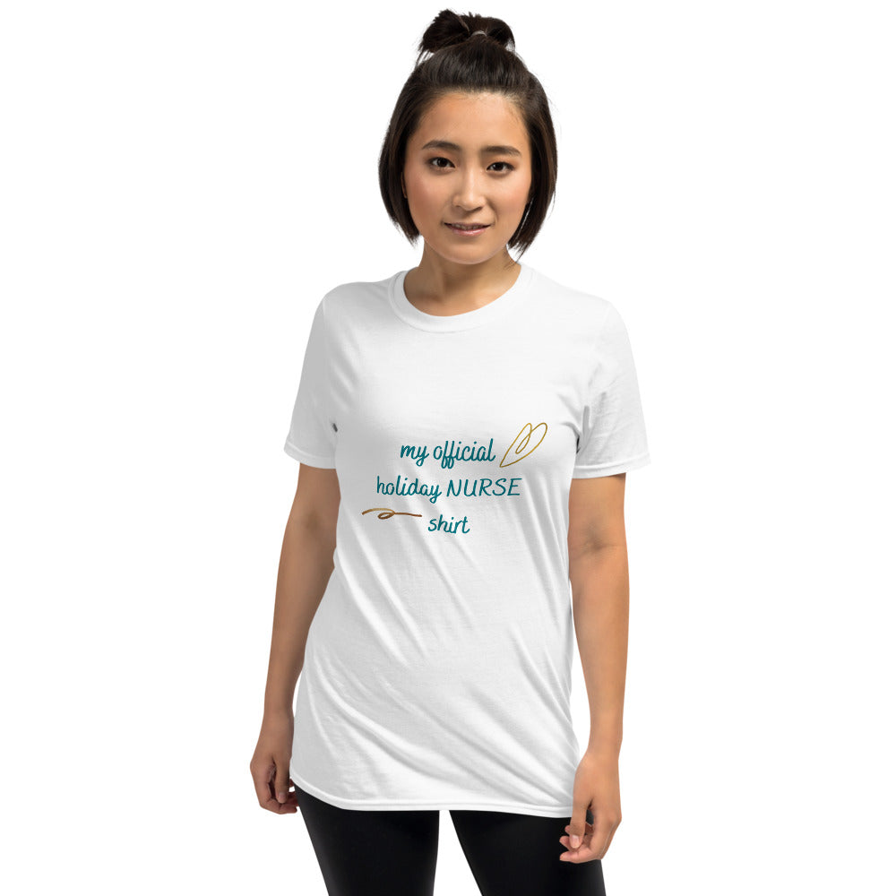 Holiday Nurse Short-Sleeve Unisex T-Shirt