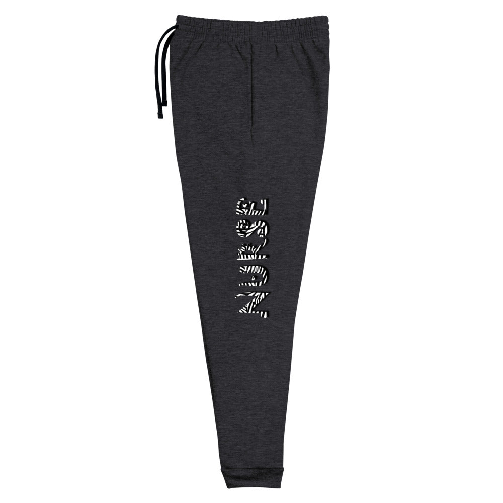 Zebra Print Unisex Joggers