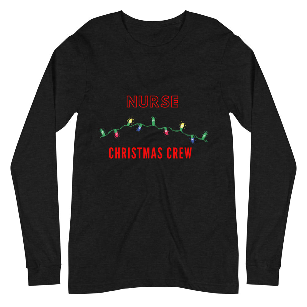 Nurse Christmas Crew Unisex Long Sleeve Tee